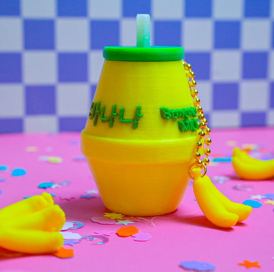 Flavored Milk Clicker Keychain