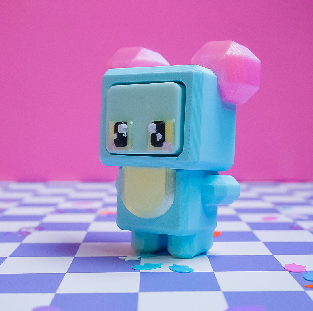 Pom Pom Clicker Keychain