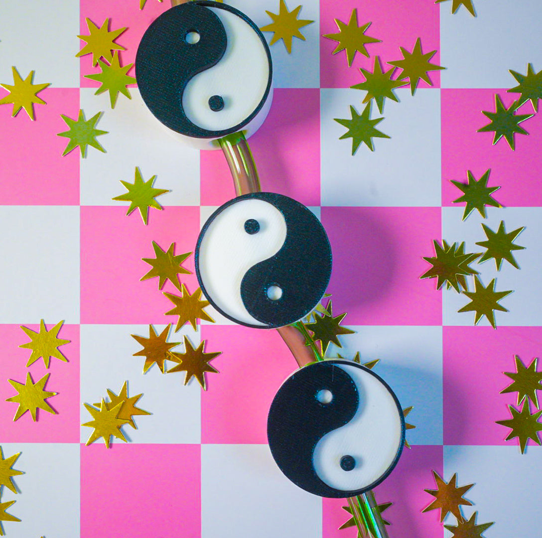 Yin & Yang Straw Topper