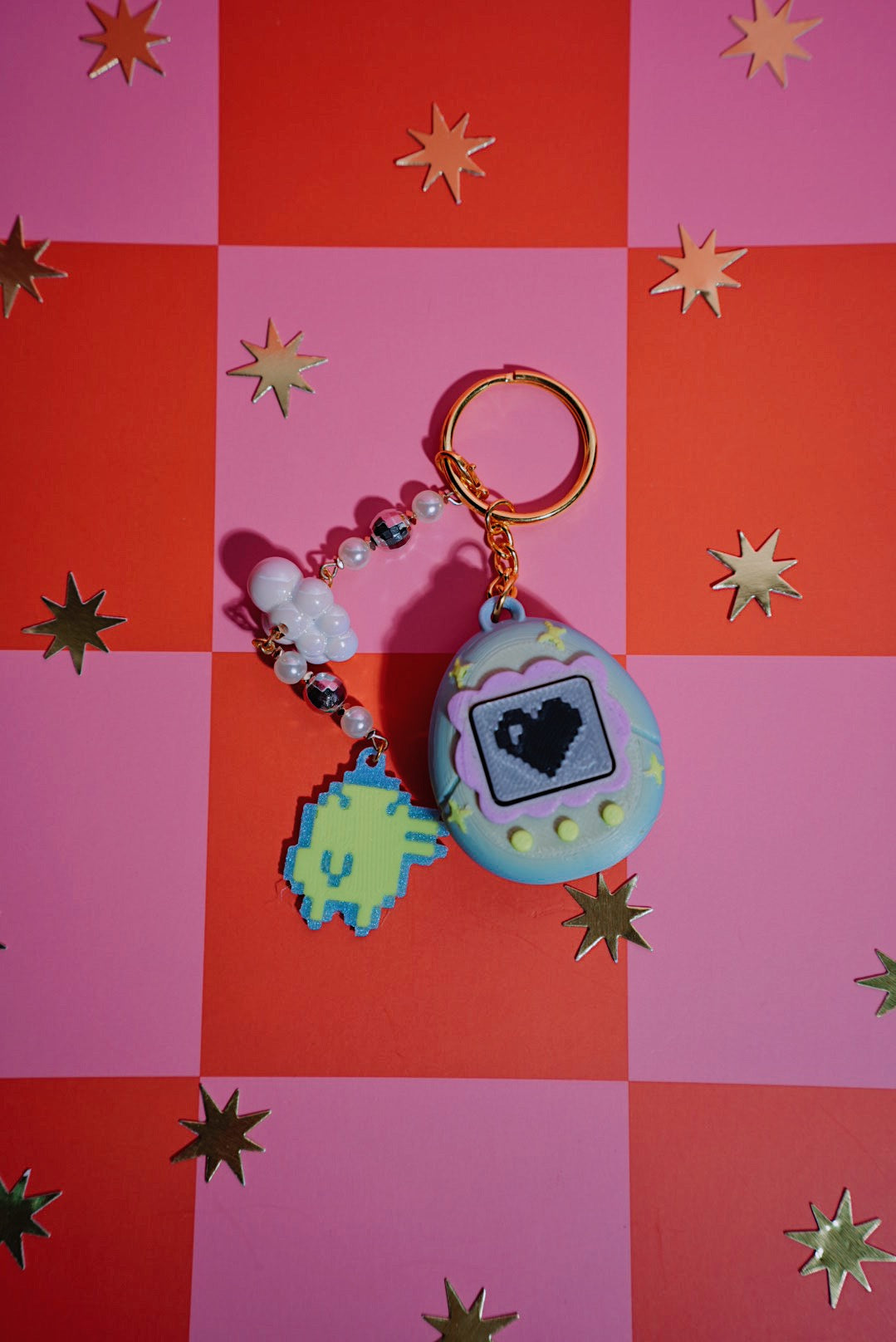 ⸜(。˃ ᵕ ˂ )⸝♡ Tamagotchi Keychain