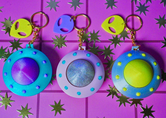 UFO CLICKER KEYCHAIN
