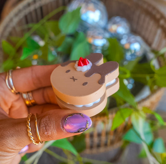 Miffy Pancake Clicker Keychain