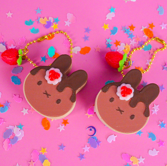Miffy Pancake Clicker Keychain