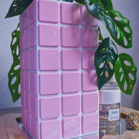 PINK TILE VASE