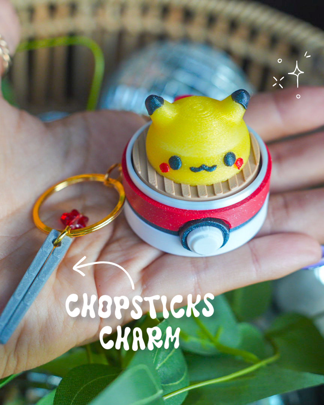 Pokemon Dim Sum Clicker Keychain