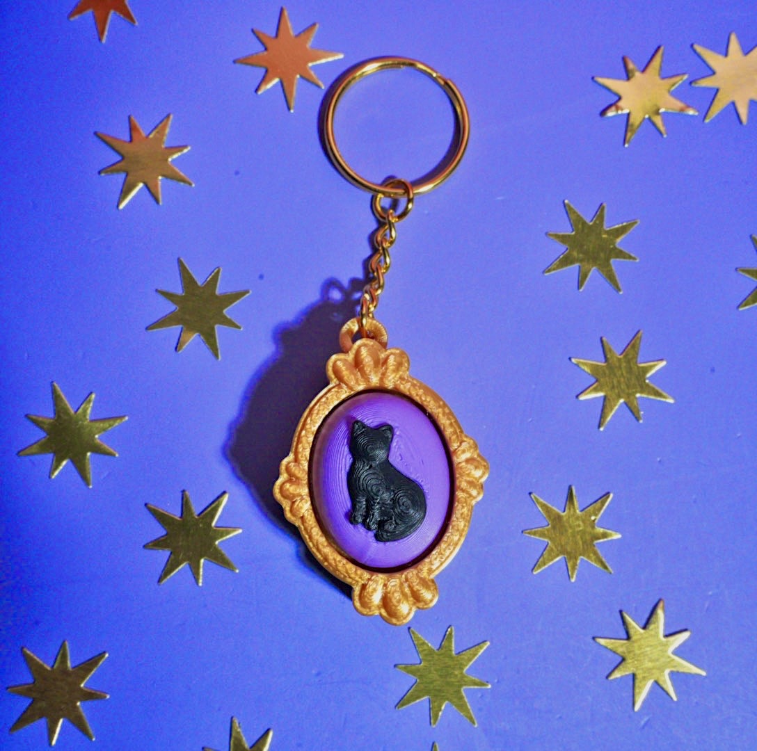 Vintage Halloween Clicker Keychain