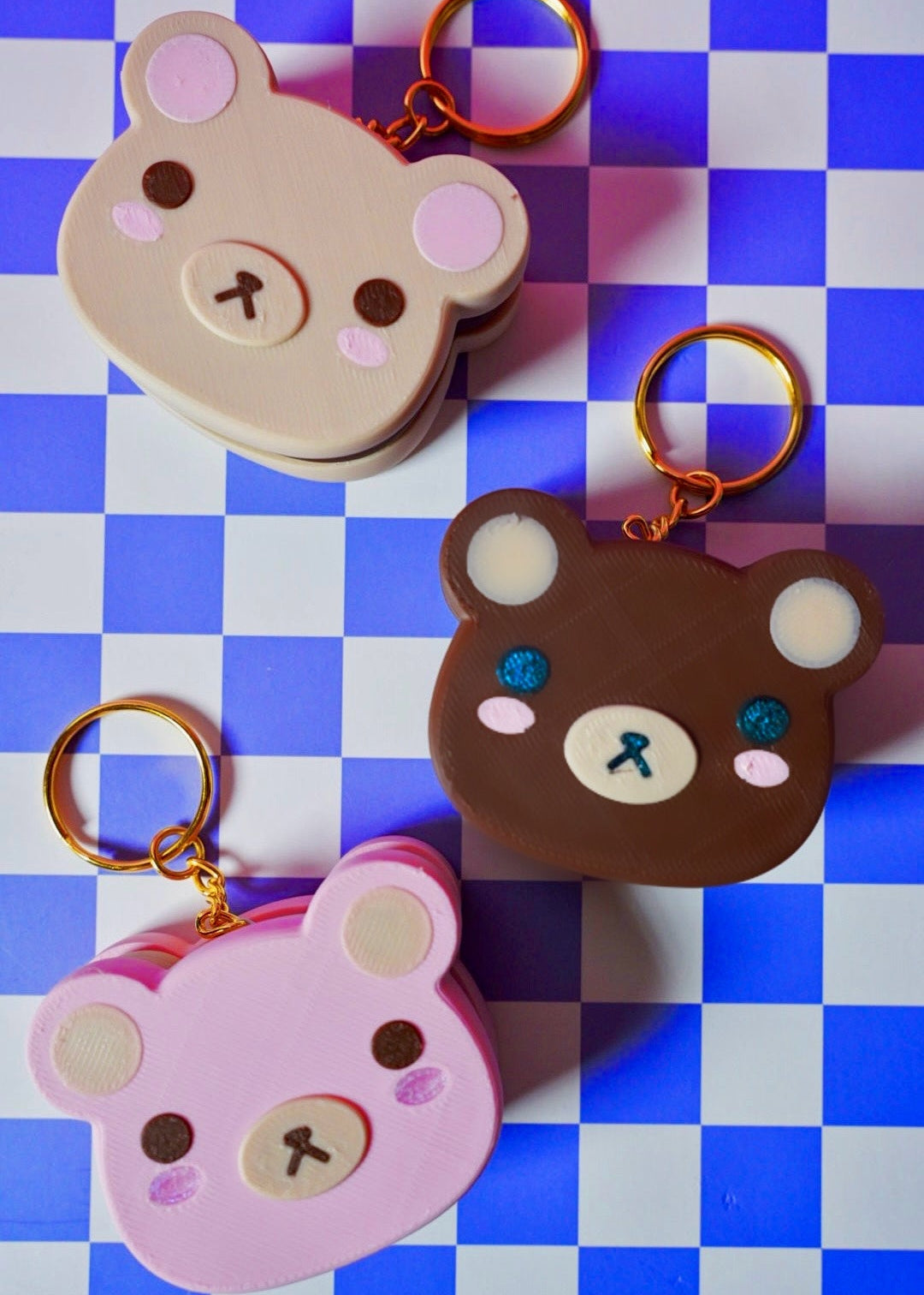 Bear Cookie Keychain