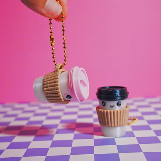 Cafecito Clicker Keychain