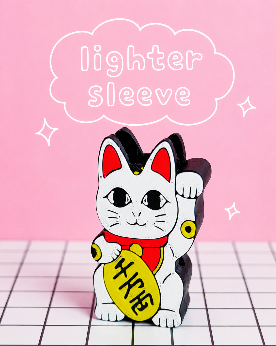 Lucky Cat Lighter Sleeve
