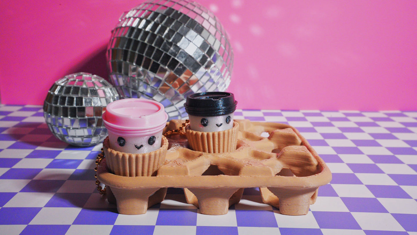 Cafecito Clicker Keychain