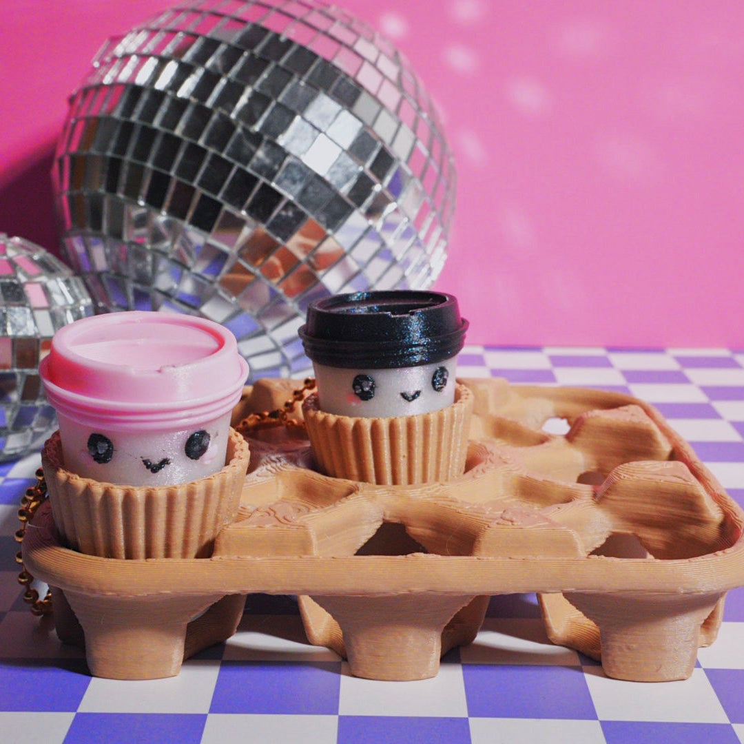 Cafecito Clicker Keychain