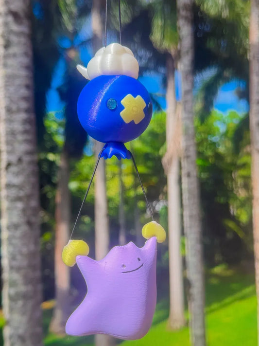 Drifloon + Ditto Car Charm
