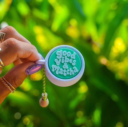 Matcha Lover Clicker Keychain