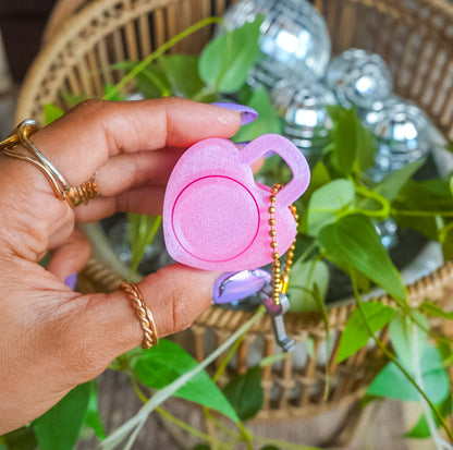 Key to my Heart Clicker Keychain