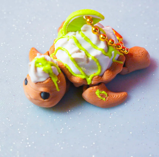 Turtle Pie Flexi Keychain