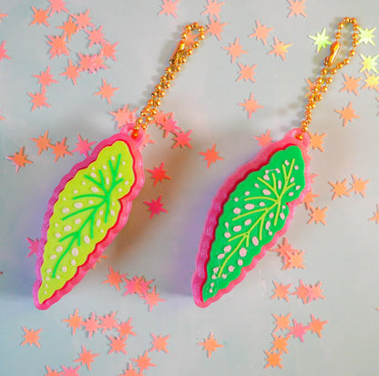 Begonia Clicker Keychain