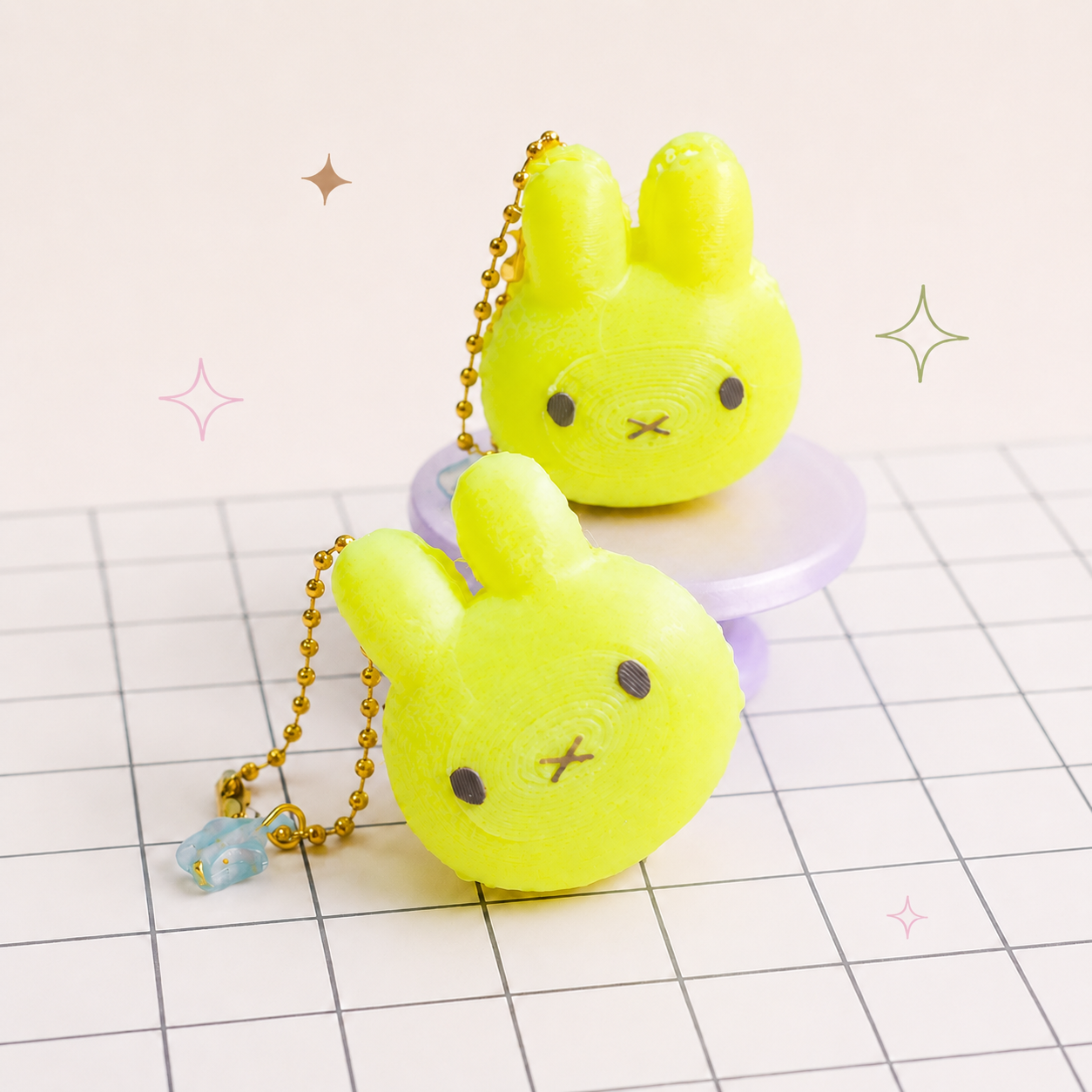 Miffy Macaron Clicker Keychain