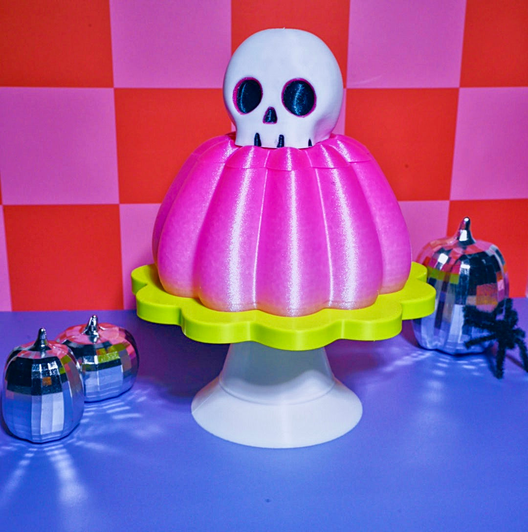 Skull Gelatin Container