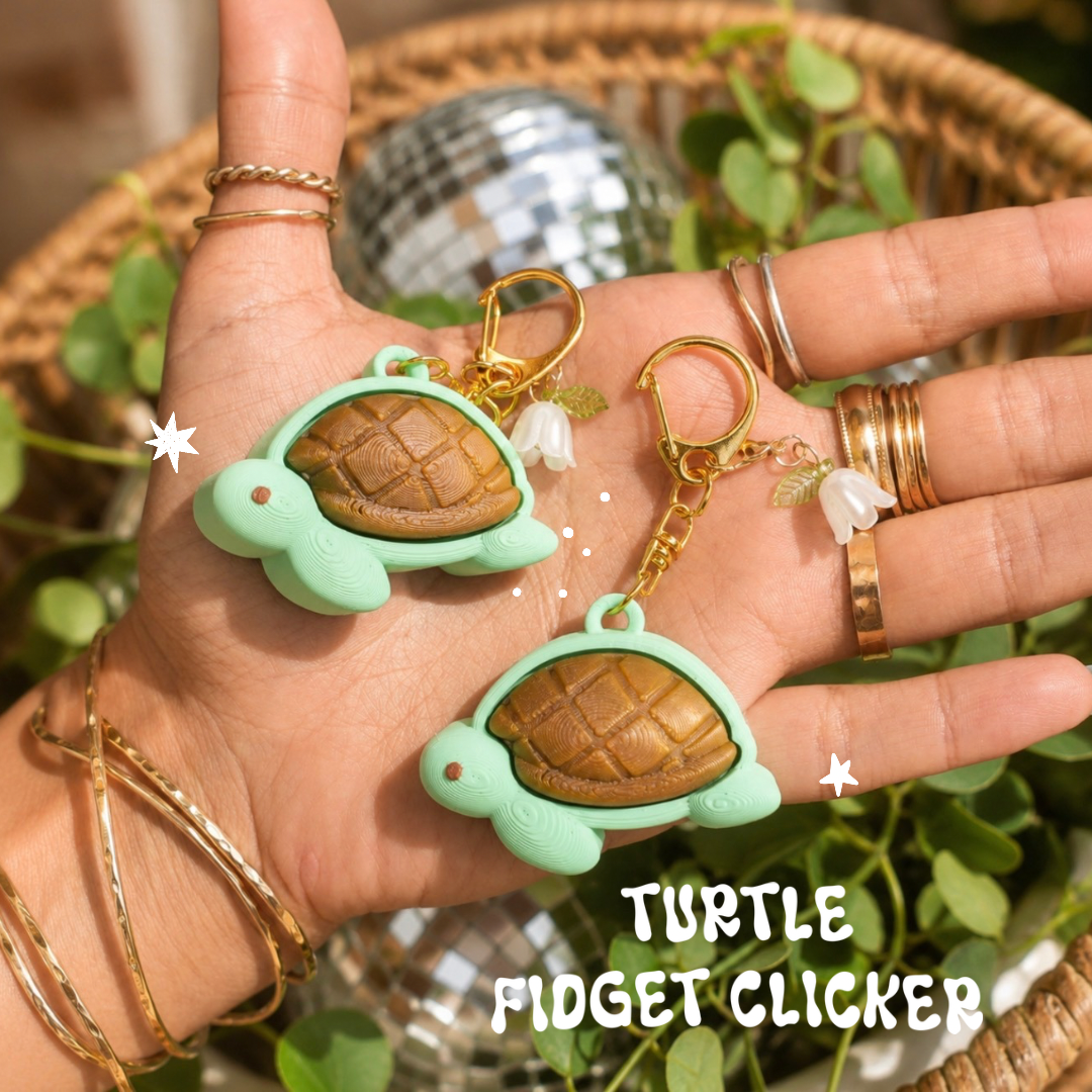 Honu Clicker Keychain