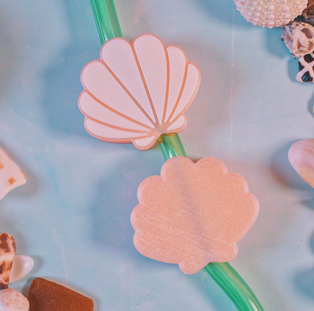 SEASHELL STRAW TOPPER