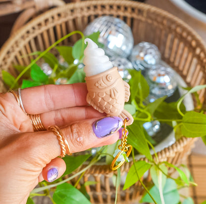 Taiyaki Icecream Clicker Keychain