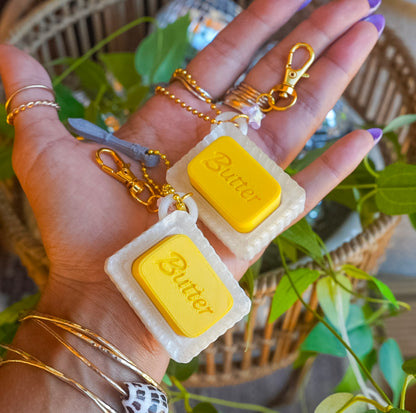 Butter Lover Clicker Keychain