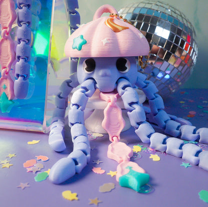 Twilight Jellyfish Flexi Keychain