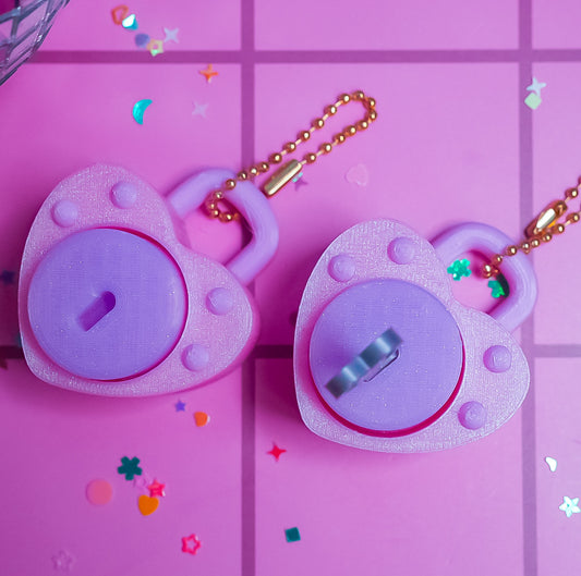 Key to my Heart Clicker Keychain