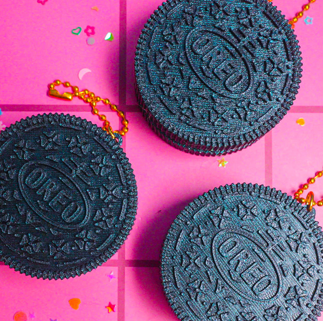 Oreo Clicker Keychain