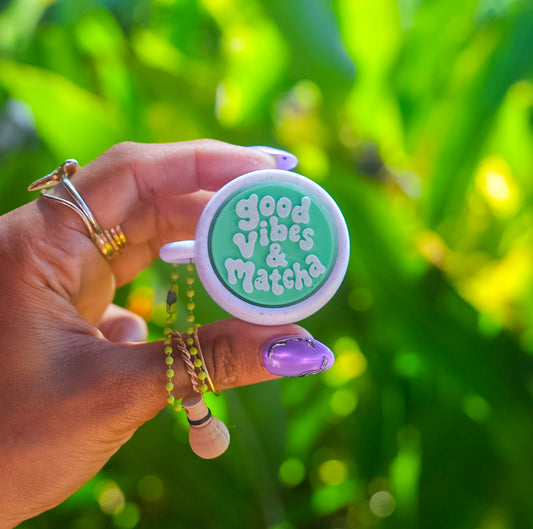 Matcha Lover Clicker Keychain