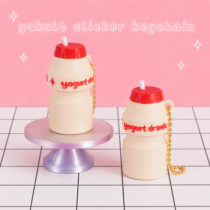 Yakult Clicker Keychain