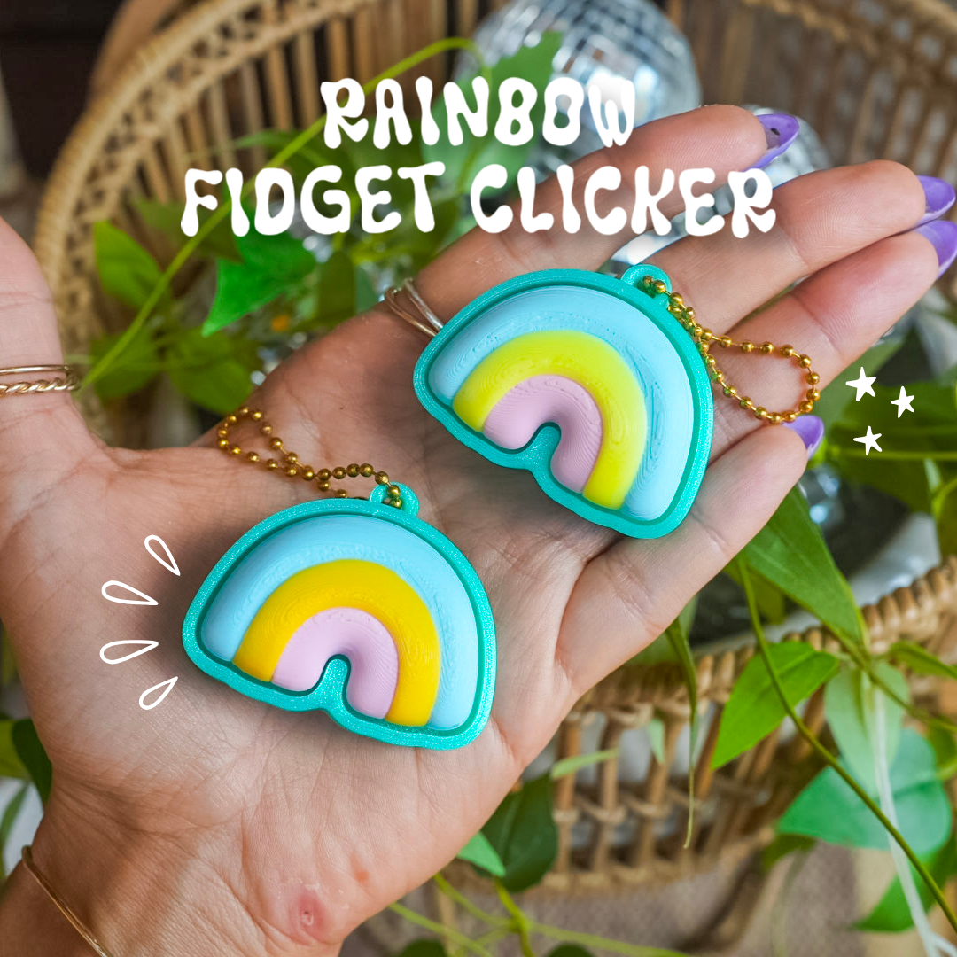Lucky Charms Clicker Keychain