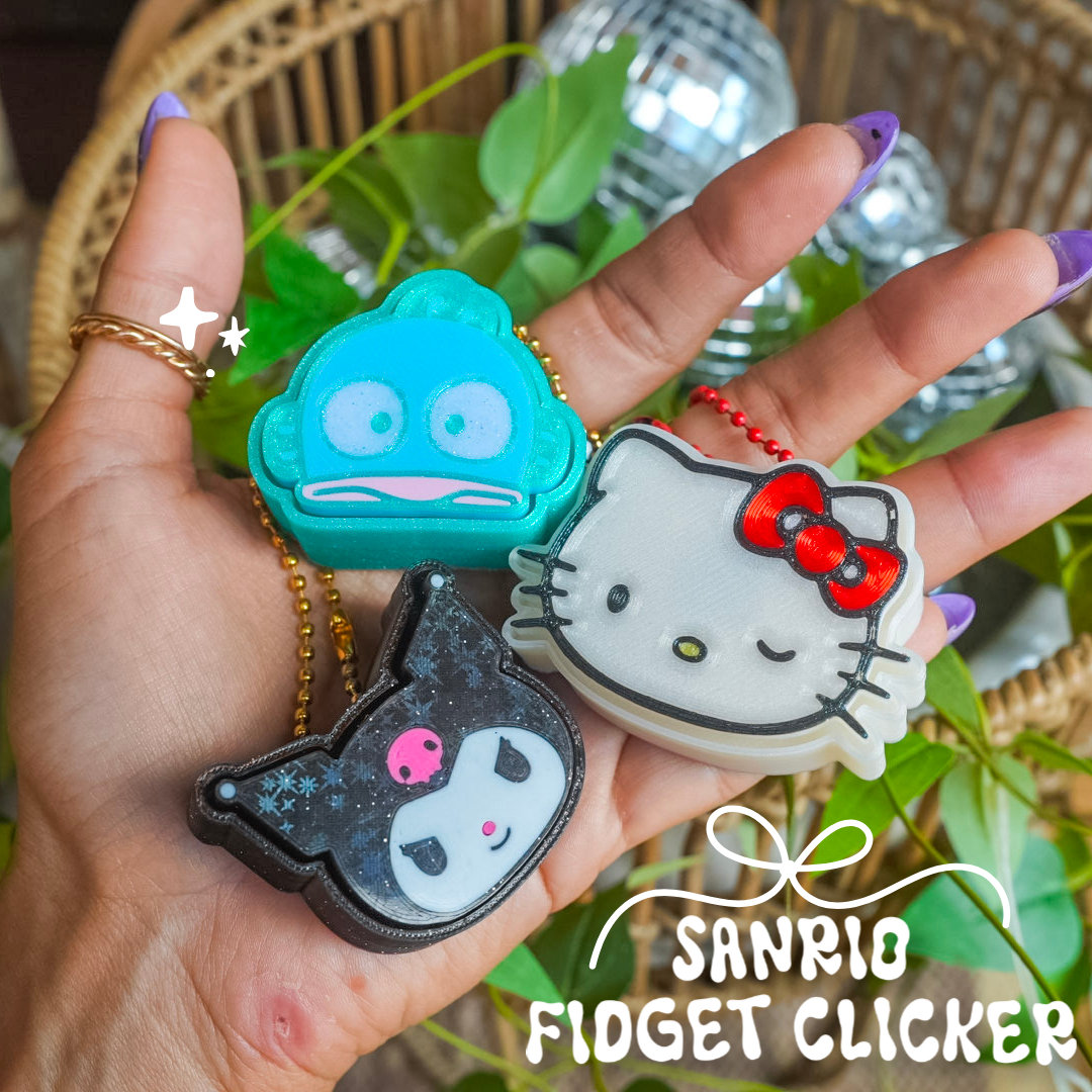 Sanrio Clicker Keychains
