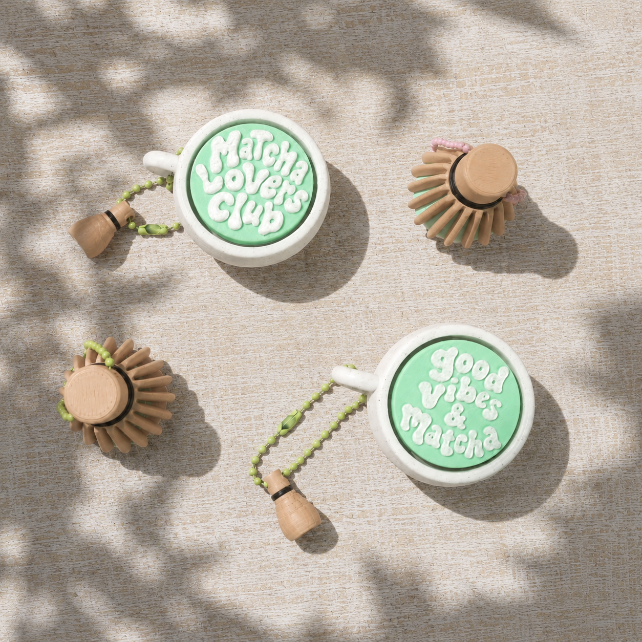 Matcha Lover Clicker Keychain
