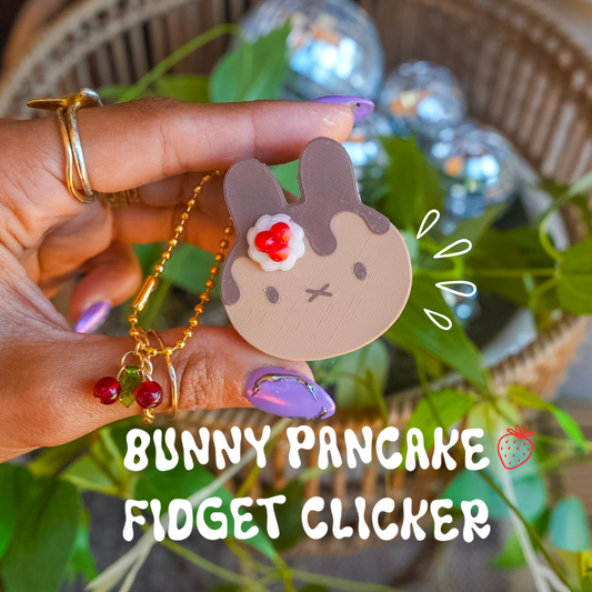 Miffy Pancake Clicker Keychain