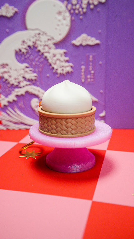 Dumpling Clicker Keychain