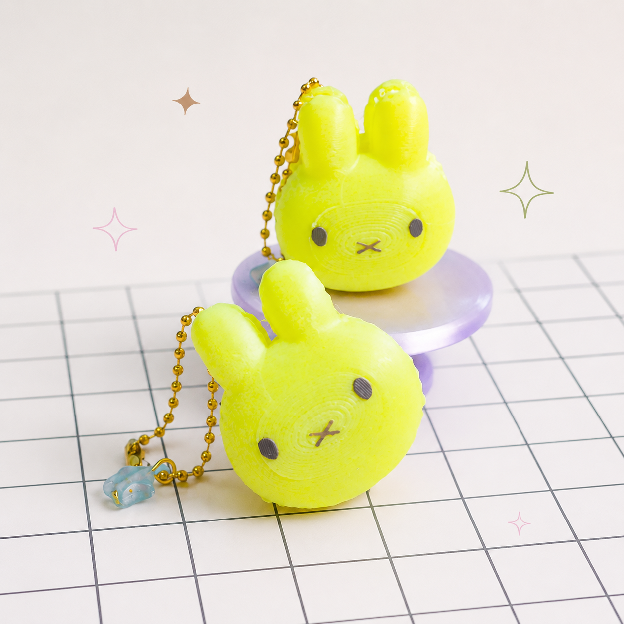 Miffy Macaron Clicker Keychain