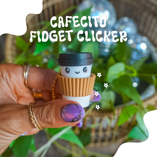 Cafecito Clicker Keychain