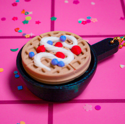 Waffle Clicker Keychain