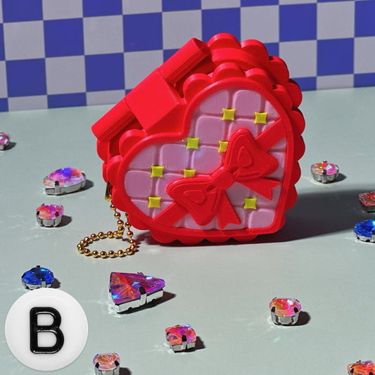 Heart Locket Keychain