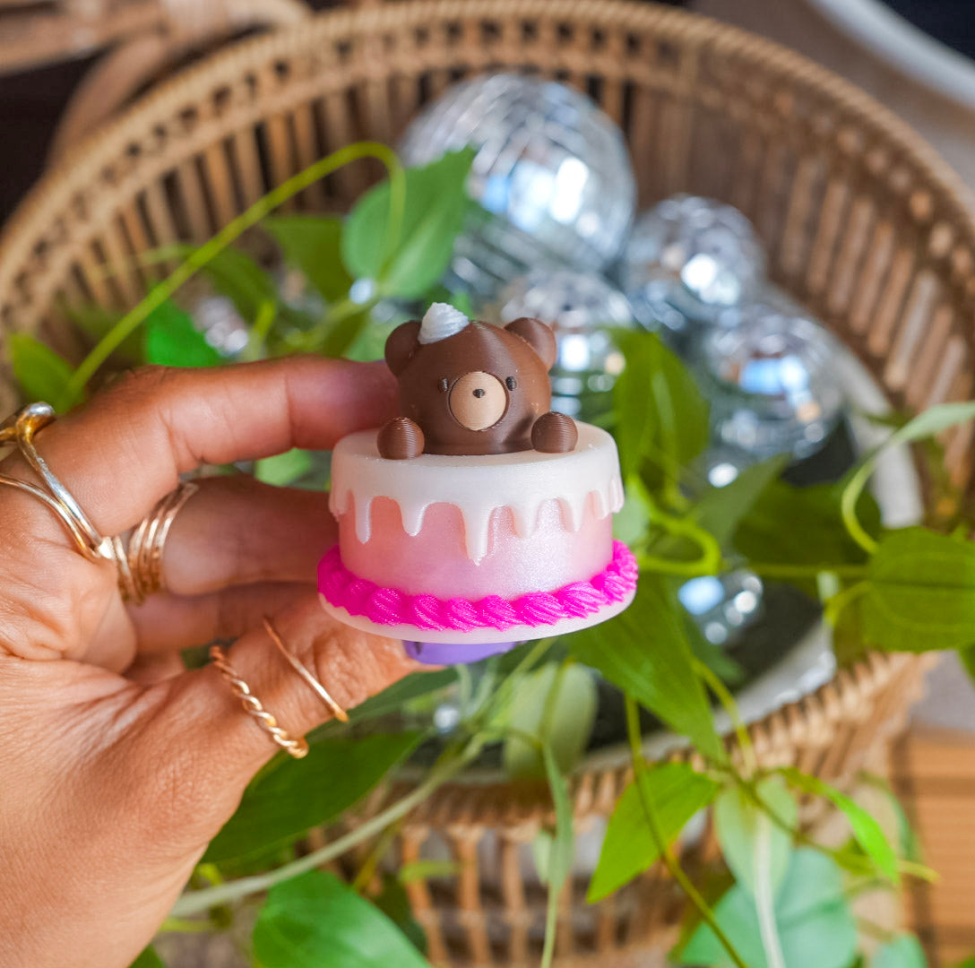 Bearday Cake Fidget Toy