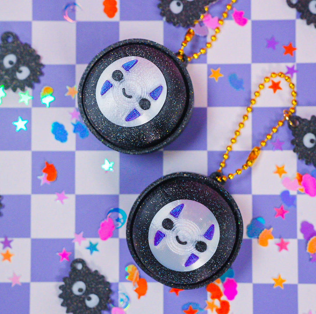 No Face Clicker Keychain