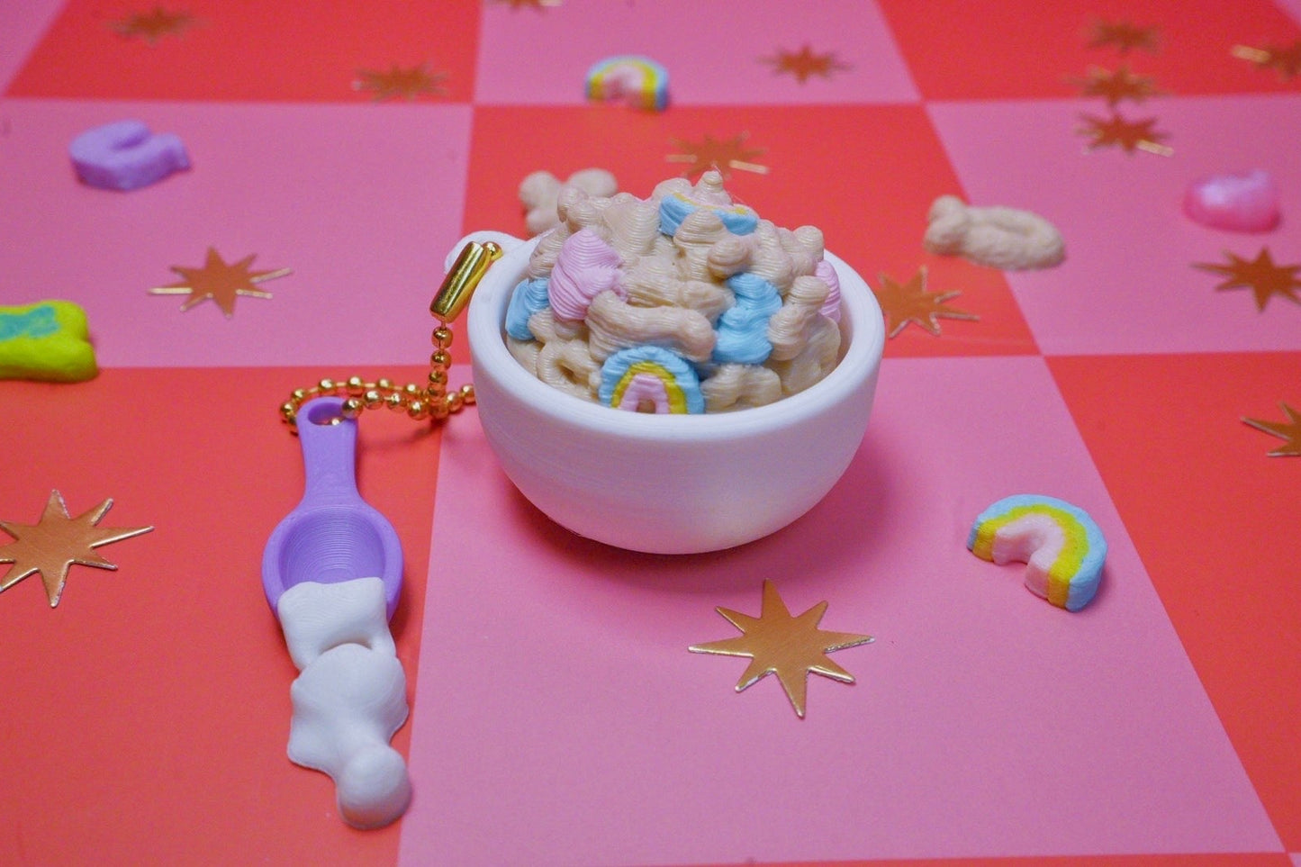 Cereal Clicker Keychain