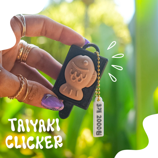 Taiyaki Pan Clicker Keychain