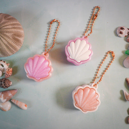Seashell Clicker Keychain