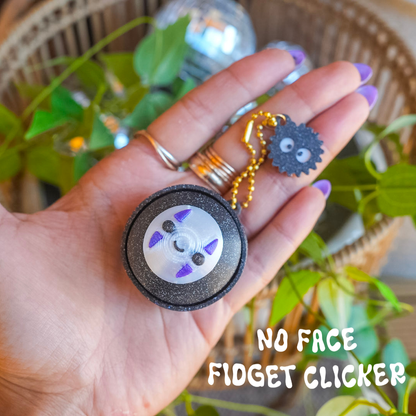 No Face Clicker Keychain