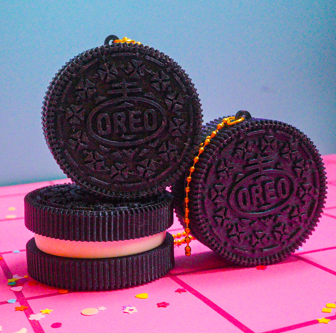 Oreo Clicker Keychain