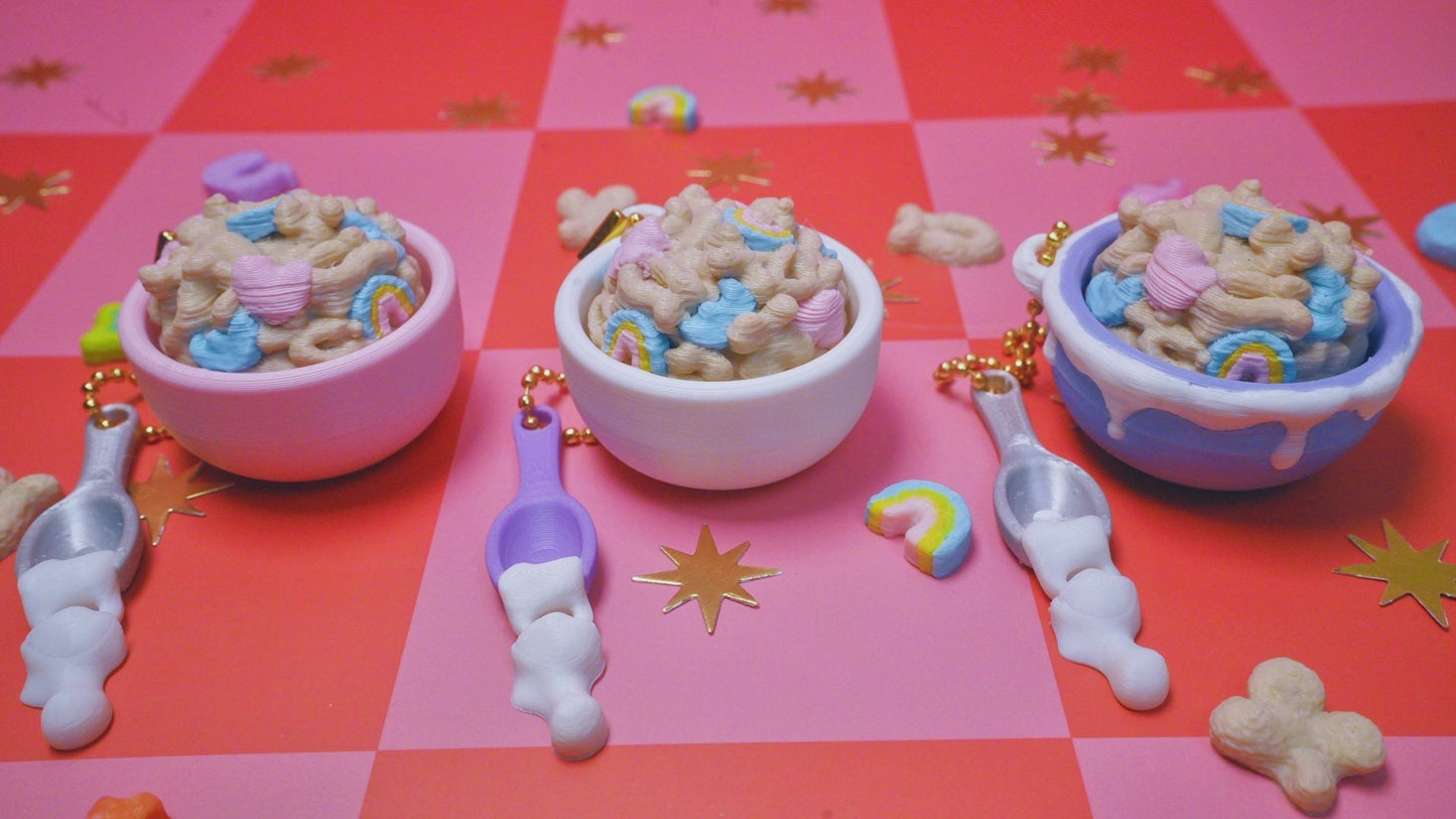 Cereal Clicker Keychain