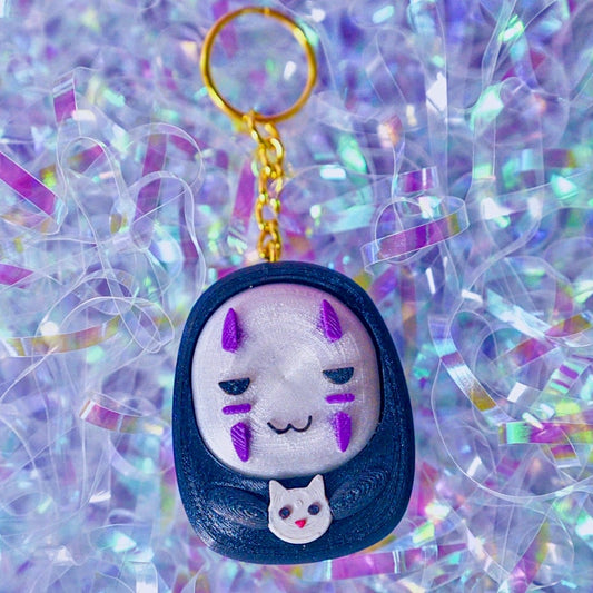 No Face Clicker Keychain