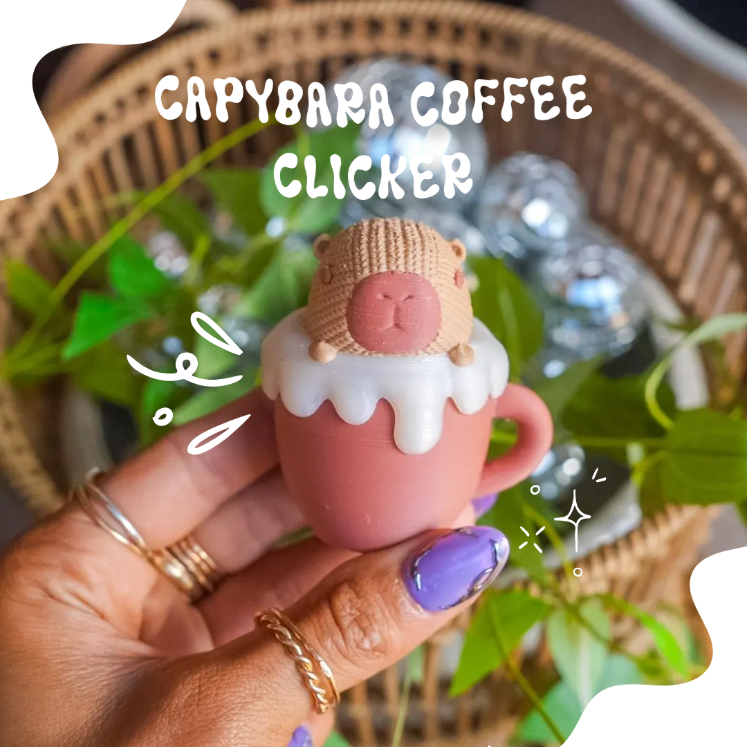 Capybara Coffee Fidget Toy